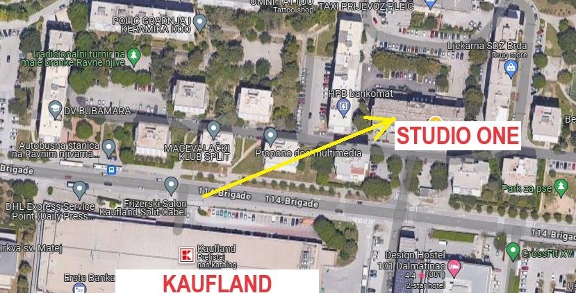 Parking Kaufland garaža - Studio One